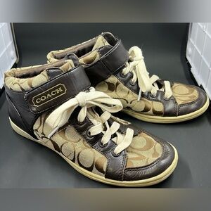 Coach high tops size 8M